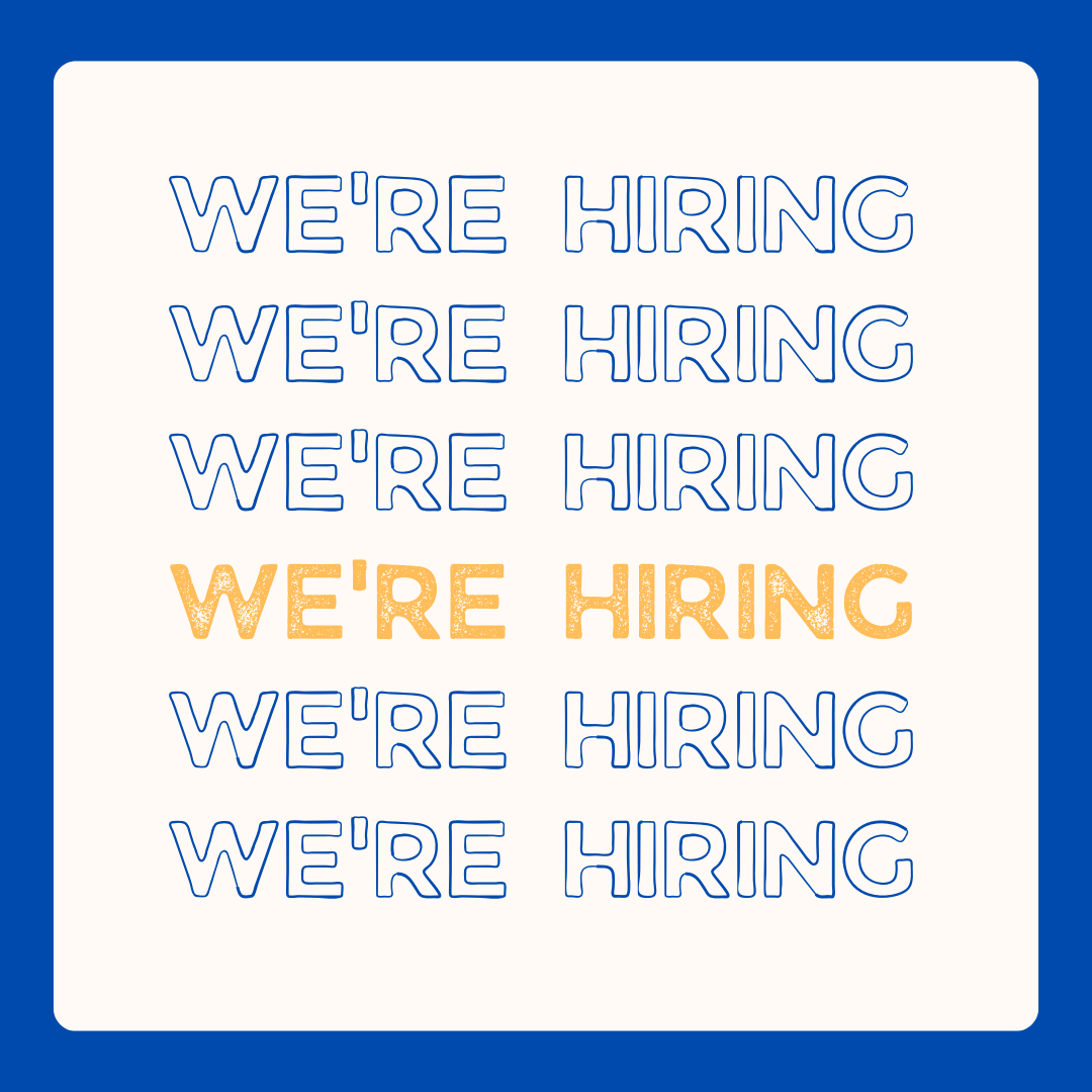 We're hiring!